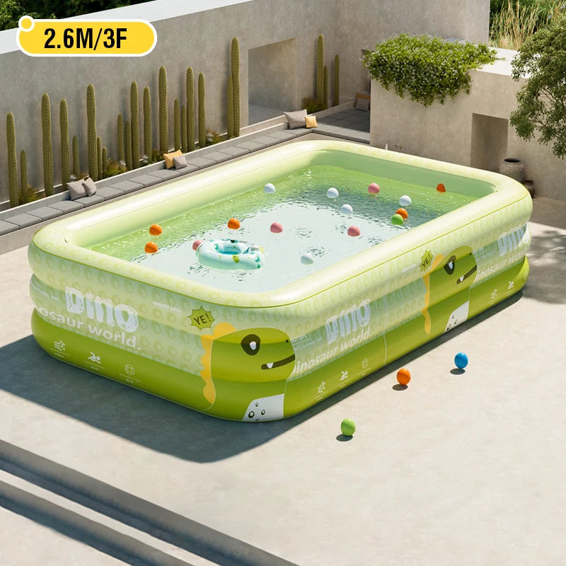 💧 Large Inflatable Family Swimming Pool – Indoor/Outdoor Water Fun for Kids & Adults